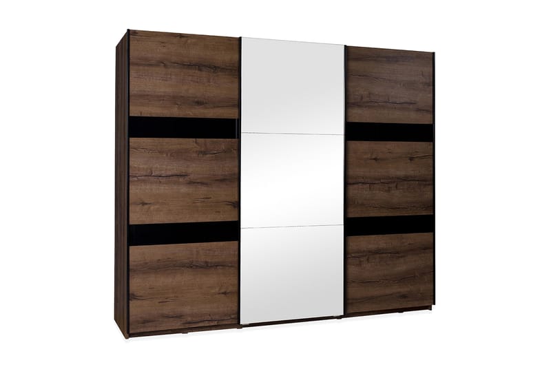 Najera Garderobe 250 cm - Tre - Oppbevaring - Klesoppbevaring - Garderober & garderobesystem