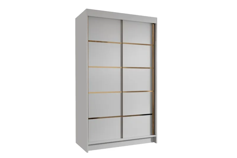 Narbonne Garderobe 100x200 cm - Hvit - Oppbevaring - Klesoppbevaring - Garderober & garderobesystem