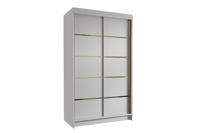 Narbonne Garderobe 100x200 cm - Hvit - Oppbevaring - Klesoppbevaring - Garderober & garderobesystem