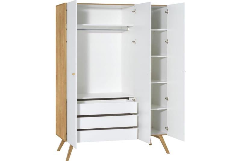 Nature Garderobe Hvit / Nature - VOX - Oppbevaring - Klesoppbevaring - Garderober & garderobesystem - Garderobeskap & klesskap
