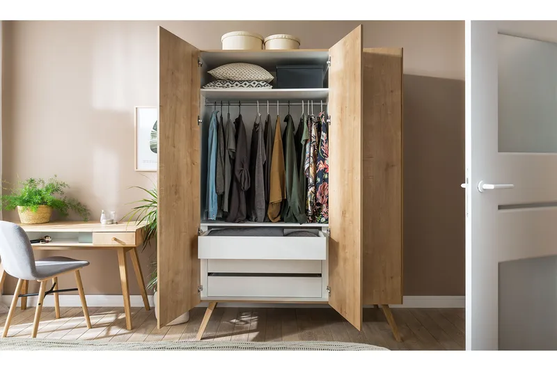 Nature Garderobe Natur / Hvit - VOX - Oppbevaring - Klesoppbevaring - Garderober & garderobesystem - Garderobeskap & klesskap