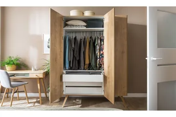 Nature Garderobe Natur / Hvit - VOX - Oppbevaring - Klesoppbevaring - Garderober & garderobesystem - Garderobeskap & klesskap