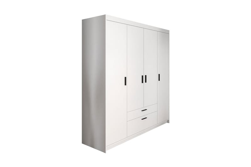 Norrbyn Garderob 53x190x176,3 cm - Hvit - Oppbevaring - Klesoppbevaring - Garderober & garderobesystem