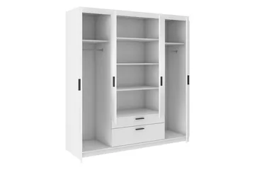 Norrbyn Garderob 53x190x176,3 cm - Natur - Oppbevaring - Klesoppbevaring - Garderober & garderobesystem