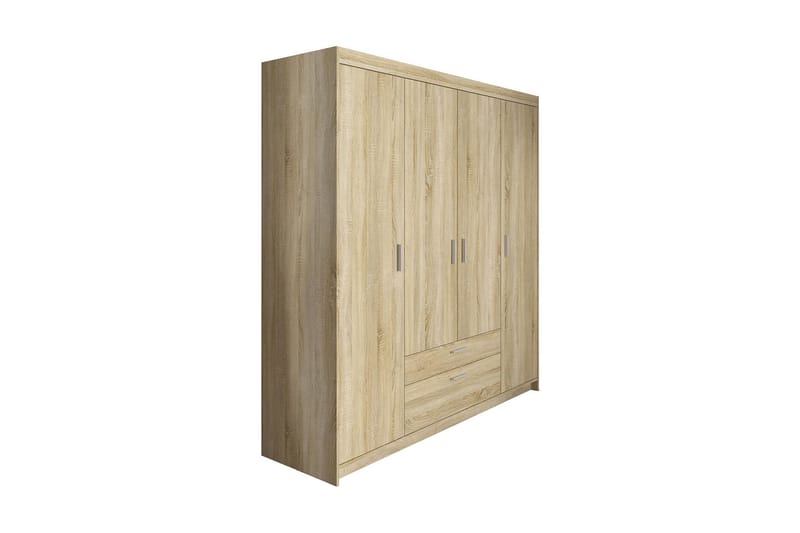 Norrbyn Garderob 53x190x176,3 cm - Sonomaeik - Oppbevaring - Klesoppbevaring - Garderober & garderobesystem