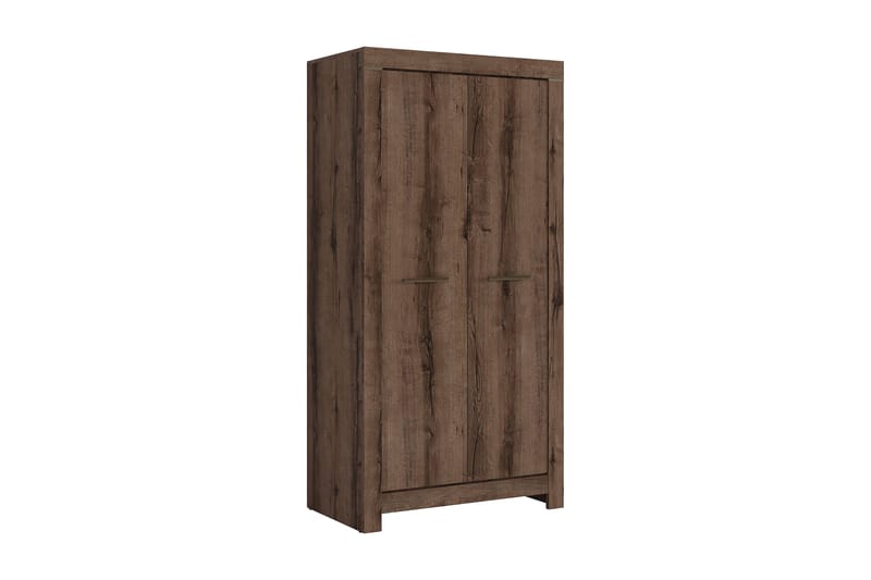 Olender Garderobe 98x195 cm - Brun - Oppbevaring - Klesoppbevaring - Garderober & garderobesystem