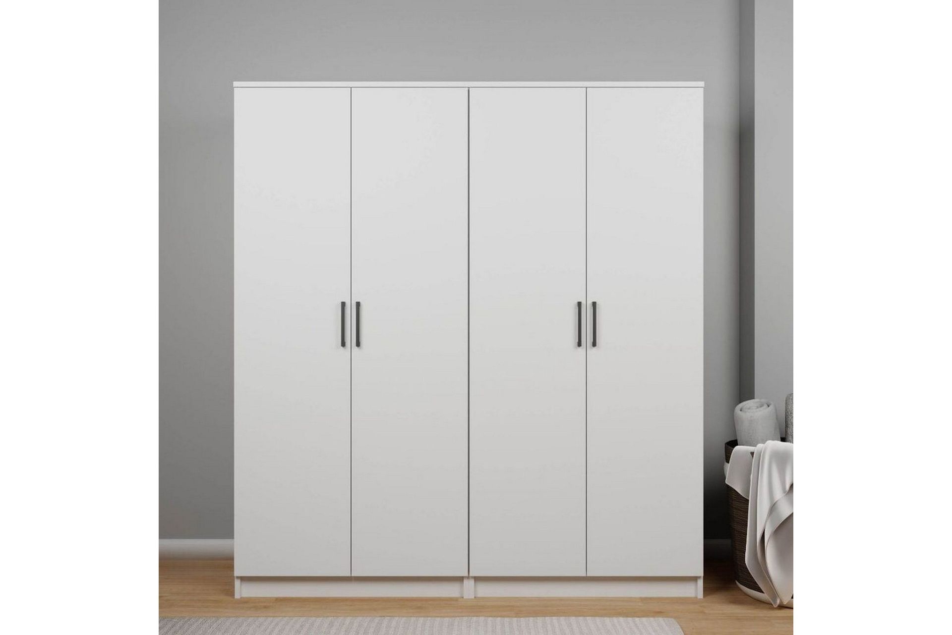 Olera Garderobe 160x180 cm - Hvit
