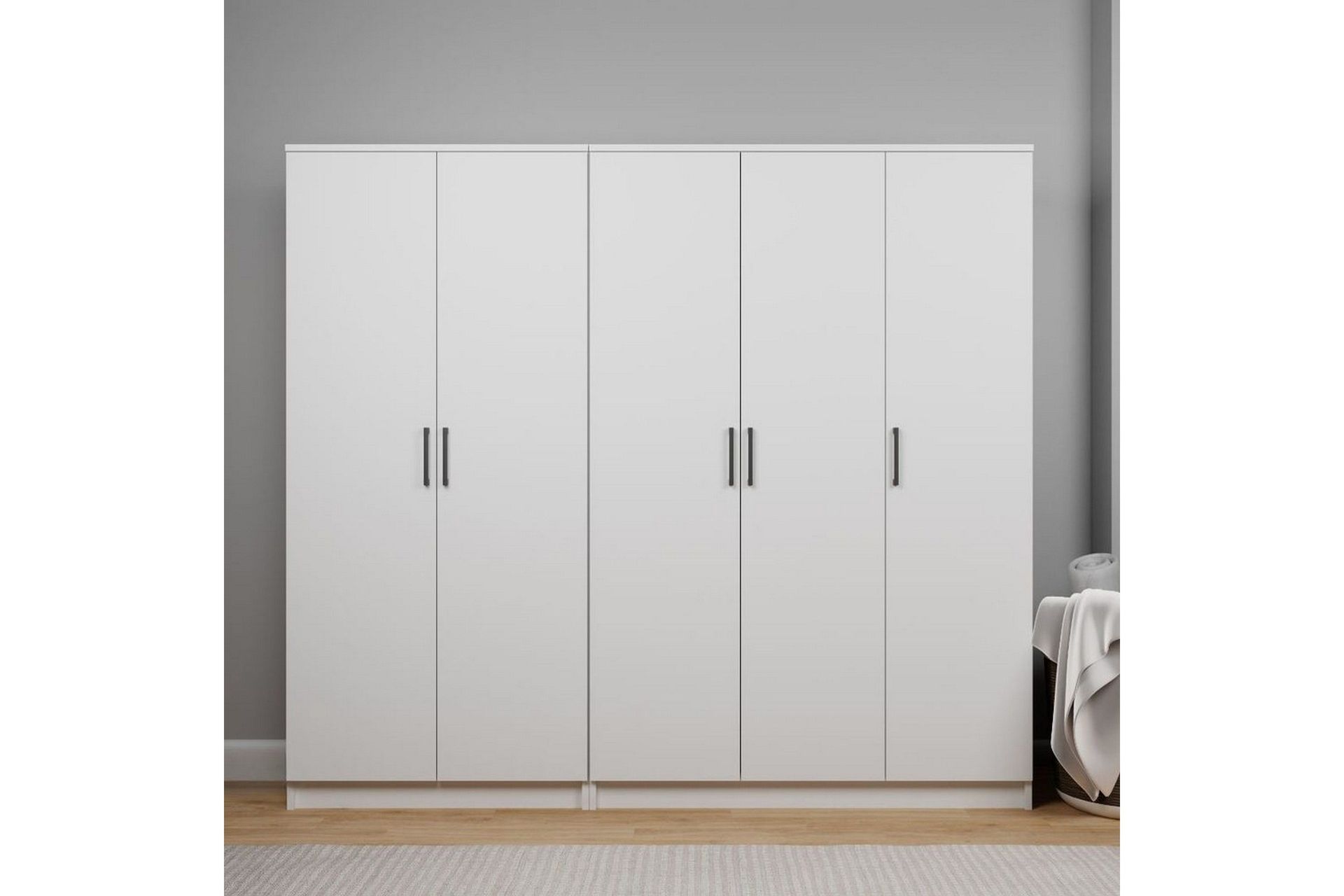 Olera Garderobe 200x180 cm - Hvit