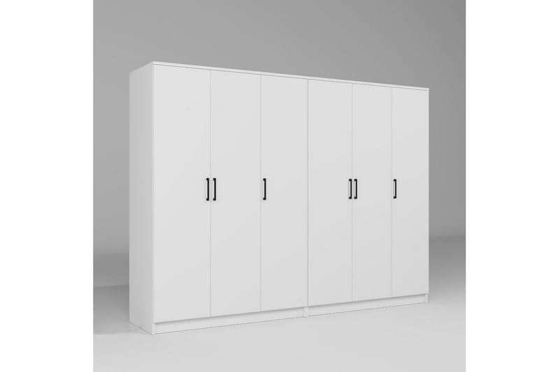Olera Garderobe 240x180 cm, Hvit
