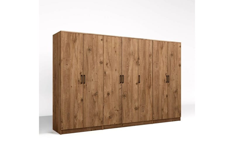 Olera Garderobe 280x180 cm - Natur - Oppbevaring - Klesoppbevaring - Garderober & garderobesystem - Garderobeskap & klesskap