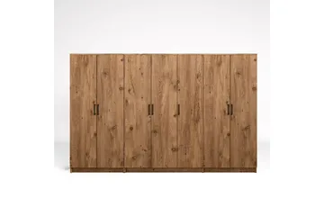 Olera Garderobe 280x180 cm - Natur - Oppbevaring - Klesoppbevaring - Garderober & garderobesystem - Garderobeskap & klesskap