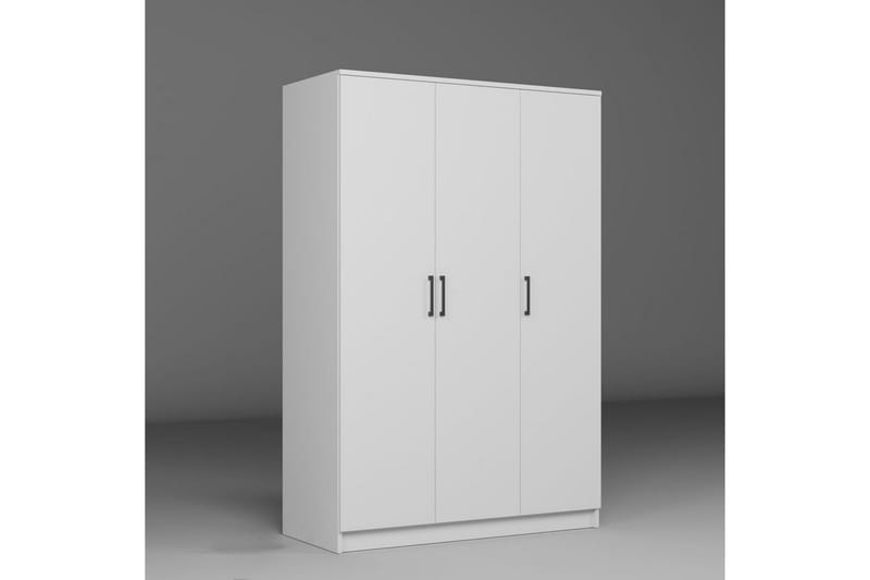 Olera Garderobesskåp 120x180 cm - Hvit - Oppbevaring - Klesoppbevaring - Garderober & garderobesystem - Garderobeskap & klesskap