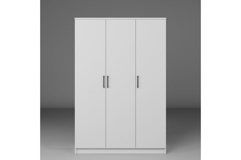 Olera Garderobesskåp 120x180 cm - Hvit - Oppbevaring - Klesoppbevaring - Garderober & garderobesystem - Garderobeskap & klesskap