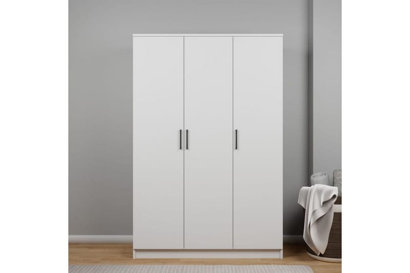 Olera Garderobesskåp 120x180 cm, Hvit