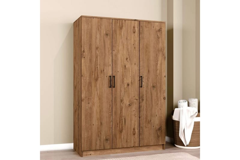 Olera Garderobesskåp 120x180 cm - Natur - Oppbevaring - Klesoppbevaring - Garderober & garderobesystem - Garderobeskap & klesskap