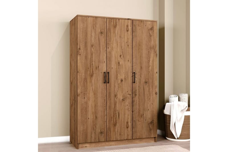 Olera Garderobesskåp 120x180 cm - Natur - Oppbevaring - Klesoppbevaring - Garderober & garderobesystem