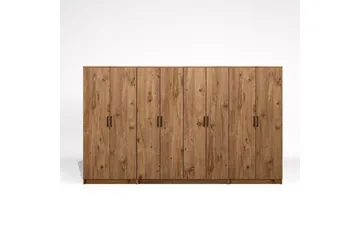 Olera Garderobesskåp 300x180 cm - Natur - Oppbevaring - Klesoppbevaring - Garderober & garderobesystem - Garderobeskap & klesskap
