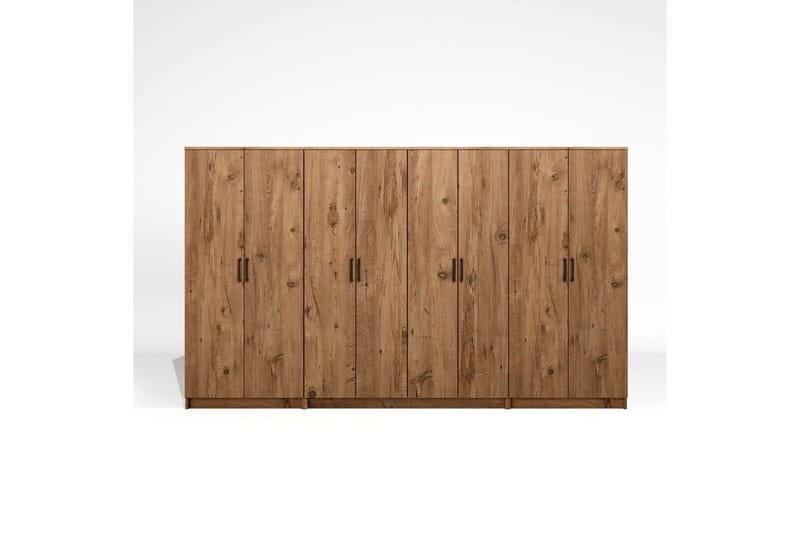 Olera Garderobesskåp 300x180 cm - Natur - Oppbevaring - Klesoppbevaring - Garderober & garderobesystem - Garderobeskap & klesskap