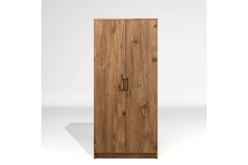 Olera Garderobesskåp 80x180 cm - Natur - Oppbevaring - Klesoppbevaring - Garderober & garderobesystem - Hjørnegarderobe