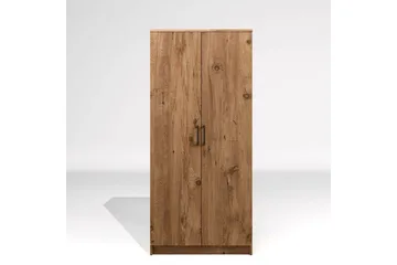 Olera Garderobesskåp 80x180 cm - Natur - Oppbevaring - Klesoppbevaring - Garderober & garderobesystem - Garderobeskap & klesskap