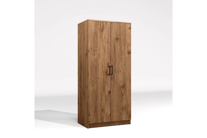 Olera Garderobesskåp 80x180 cm - Natur - Oppbevaring - Klesoppbevaring - Garderober & garderobesystem - Hjørnegarderobe