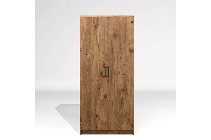 Olera Garderobesskåp 80x180 cm - Natur - Oppbevaring - Klesoppbevaring - Garderober & garderobesystem