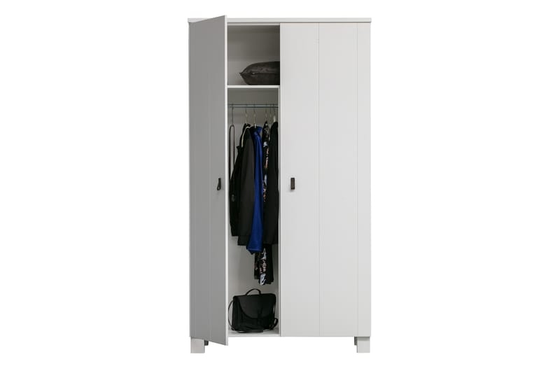 Ollerz Garderobe 55x111 cm - Hvit - Garderober & garderobesystem - Garderobeskap & klesskap