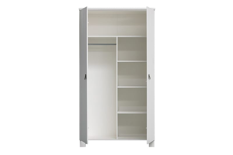 Ollerz Garderobe 55x111 cm - Hvit - Oppbevaring - Klesoppbevaring - Garderober & garderobesystem