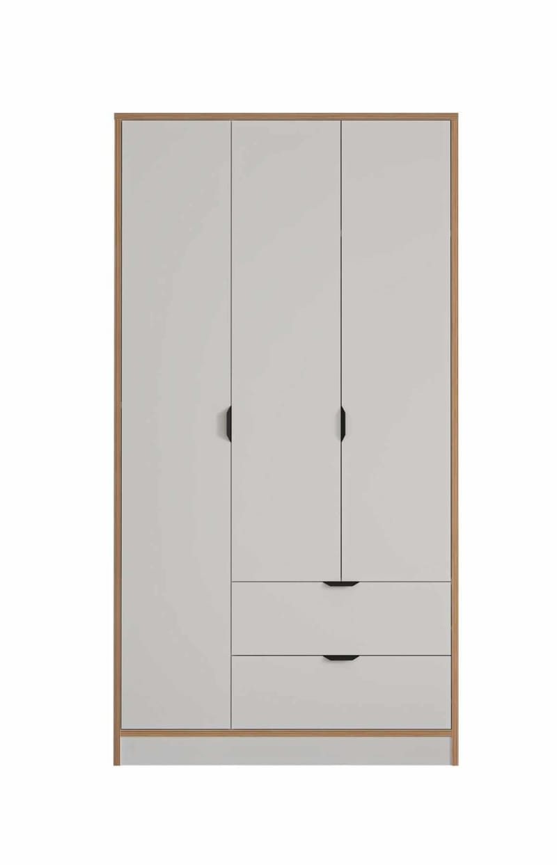 Olyros garderobe 97x182 cm, Hvit