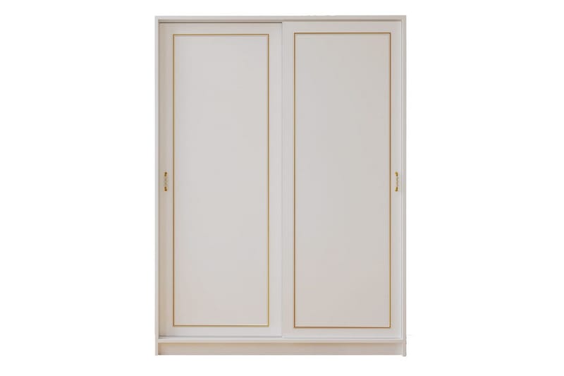 Olyven Garderobe 140x190 cm - Matt Hvit - Oppbevaring - Klesoppbevaring - Garderober & garderobesystem