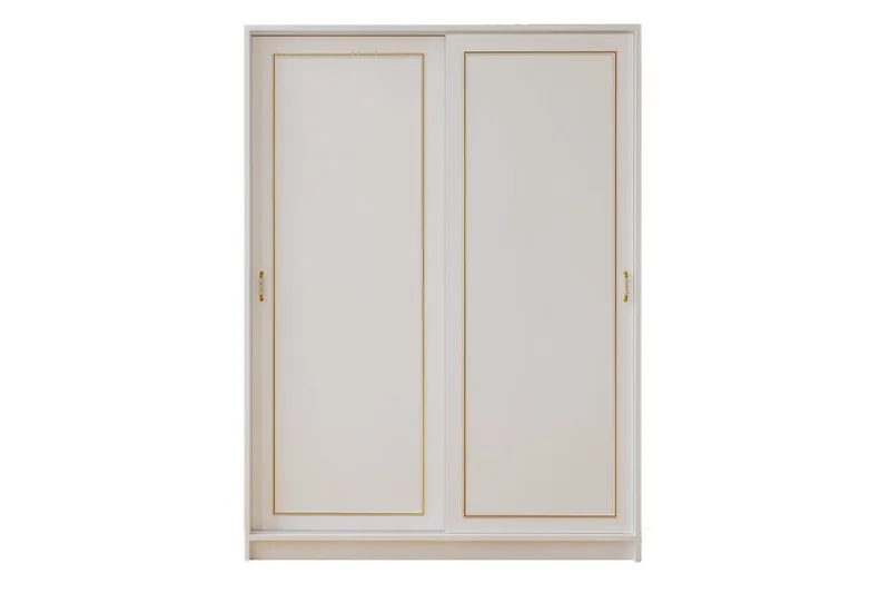 Olyven Garderobe 140x190 cm - Matt Hvit - Oppbevaring - Klesoppbevaring - Garderober & garderobesystem