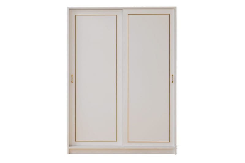 Olyven Garderobe 140x190 cm - Matt Hvit - Oppbevaring - Klesoppbevaring - Garderober & garderobesystem