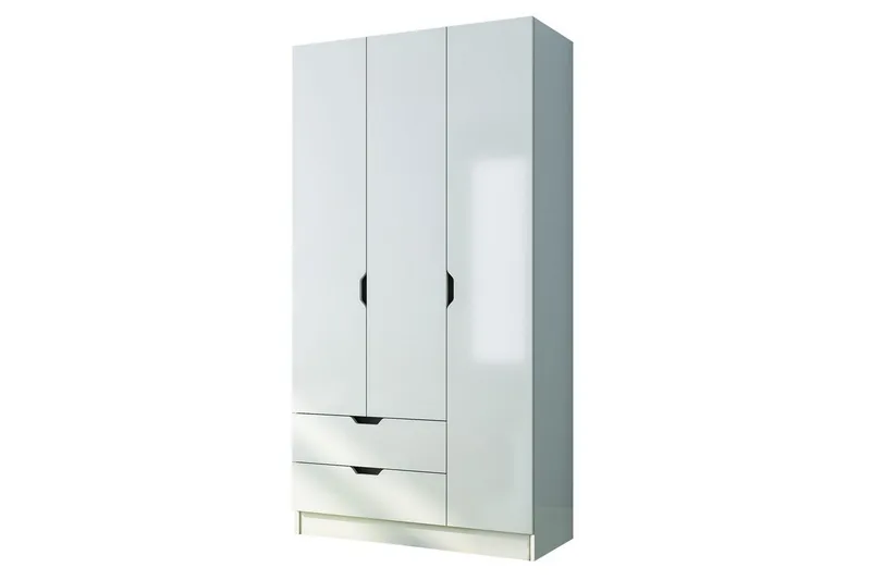 Omrin Garderobe 90x180 cm - Matt Hvit - Oppbevaring - Klesoppbevaring - Garderober & garderobesystem