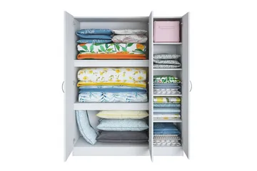Ostin Garderobe 55x145 cm - Hvit - Oppbevaring - Klesoppbevaring - Garderober & garderobesystem
