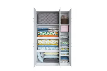 Ostin Garderobe 6 Skap 55x145 cm - Hvit - Oppbevaring - Klesoppbevaring - Garderober & garderobesystem