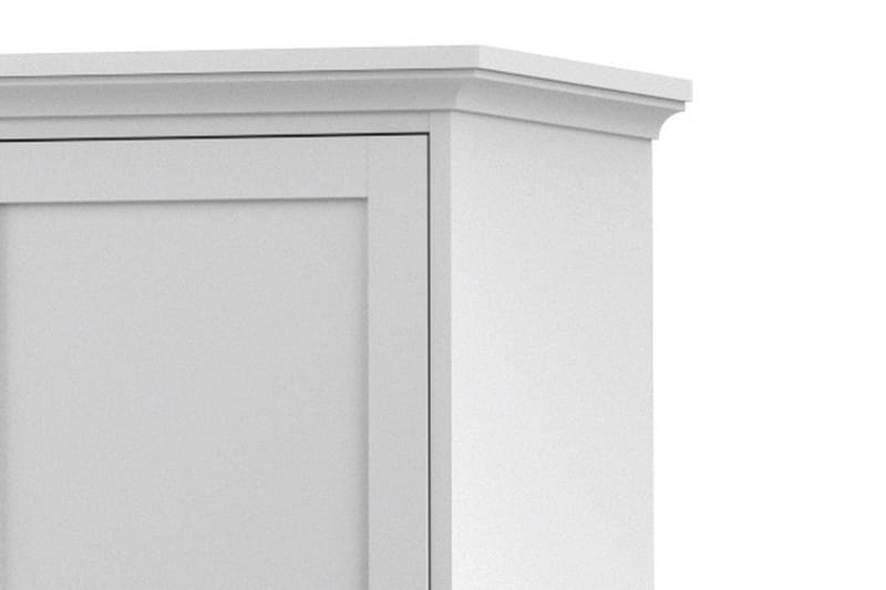 Paris Garderobe 96 cm 2 Dører - Hvit - Oppbevaring - Klesoppbevaring - Garderober & garderobesystem
