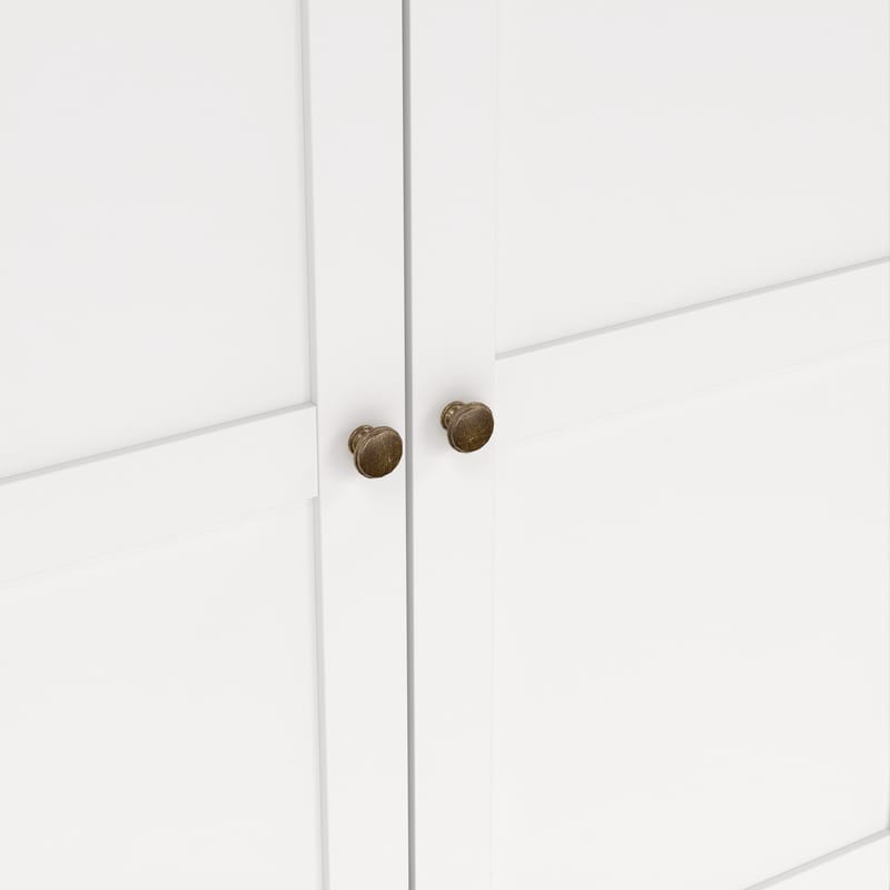 Paris Garderobe med 4 dører og 2 skuffer 181x61x201 cm - Oppbevaring - Klesoppbevaring - Garderober & garderobesystem - Garderobeskap & klesskap