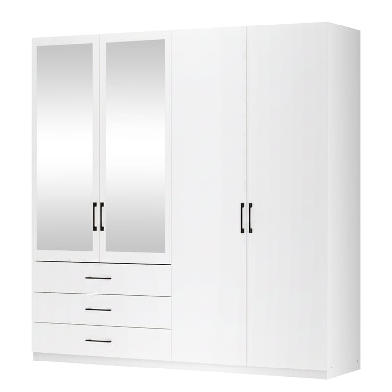 Pekin Garderobeskap med Speil 215 cm, undefined