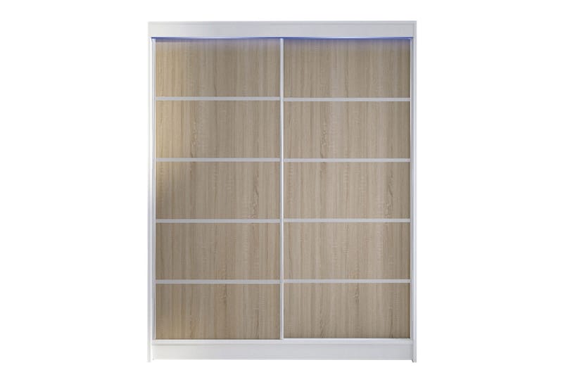 Pickering Garderobe 150x200 cm, Brun/Hvit