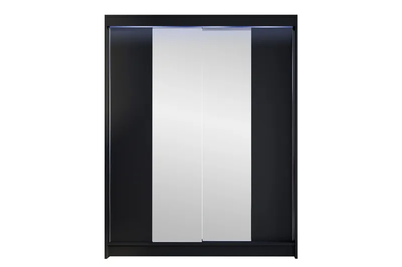 Pickering Garderobe Med Speil 150x200 cm, Brun