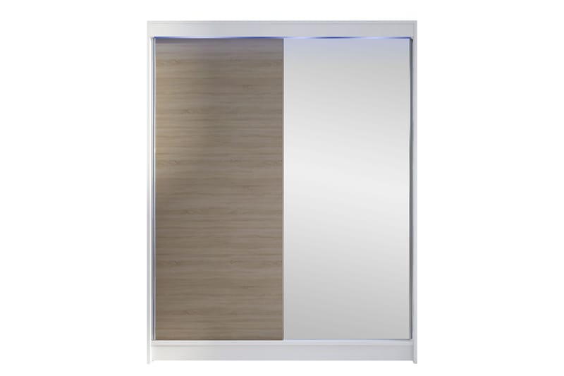 Pickering Garderobe Med Speil 150x200 cm - Grønn - Oppbevaring - Klesoppbevaring - Garderober & garderobesystem