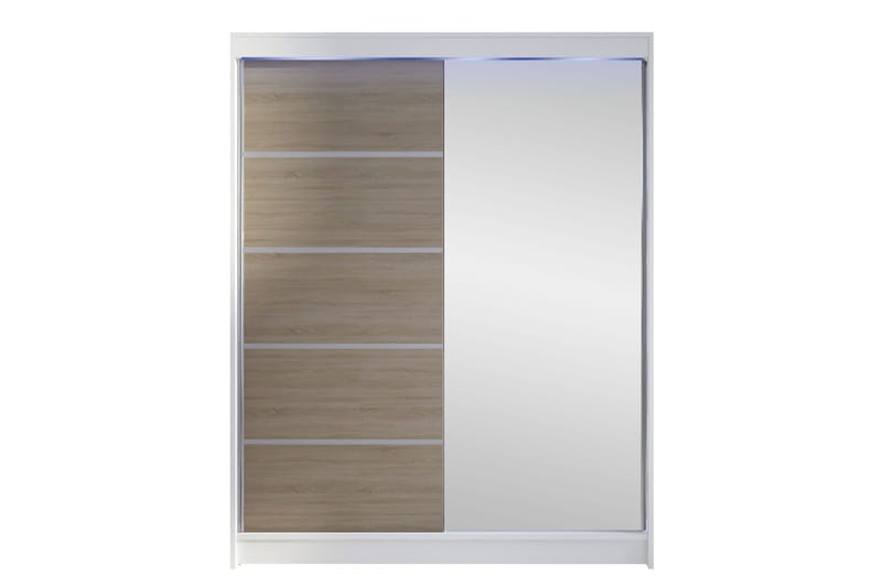 Pickering Garderobe Med Speil 150x200 cm - Oppbevaring - Klesoppbevaring - Garderober & garderobesystem