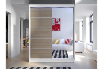 Pickering Garderobe Med Speil 150x200 cm - Oppbevaring - Klesoppbevaring - Garderober & garderobesystem