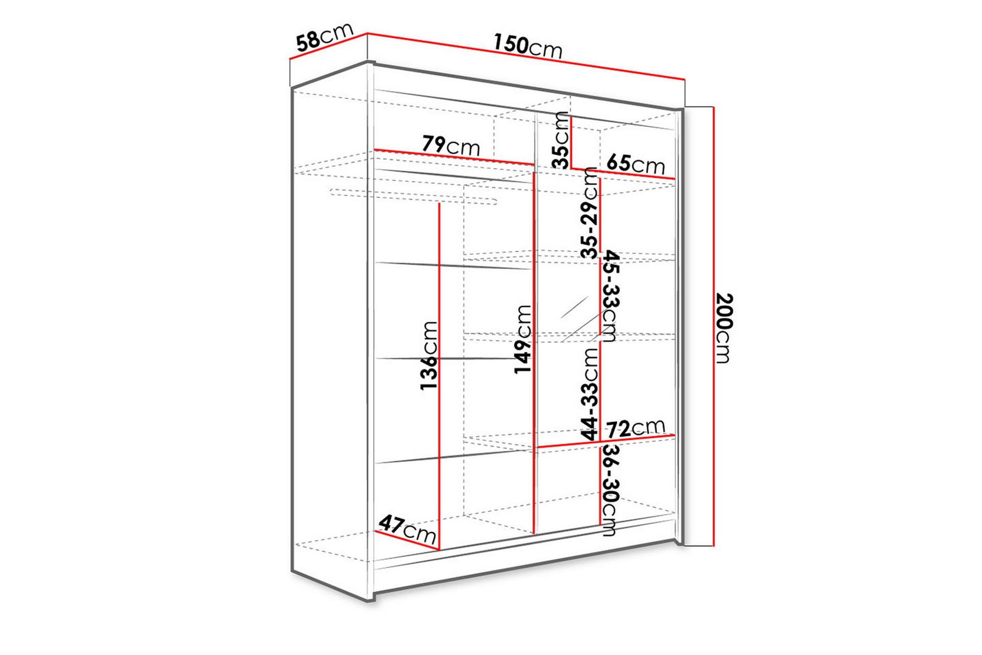 Pickering Garderobe - Oppbevaring - Klesoppbevaring - Garderober & garderobesystem