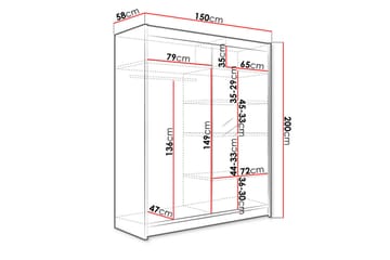 Pickering Garderobe - Oppbevaring - Klesoppbevaring - Garderober & garderobesystem