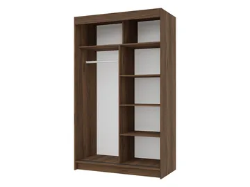 Piedras garderobe 120x200 cm - Brun - Oppbevaring - Klesoppbevaring - Garderober & garderobesystem - Garderobeskap & klesskap