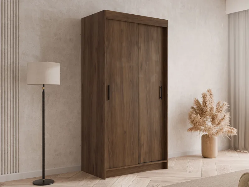 Piedras garderobe 120x200 cm - Brun - Oppbevaring - Klesoppbevaring - Garderober & garderobesystem - Garderobeskap & klesskap
