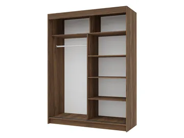 Piedras garderobe 150x200 cm - Brun - Oppbevaring - Klesoppbevaring - Garderober & garderobesystem - Garderobeskap & klesskap