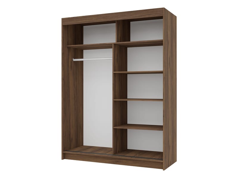 Piedras garderobe 150x200 cm - Brun - Oppbevaring - Klesoppbevaring - Garderober & garderobesystem - Garderobeskap & klesskap