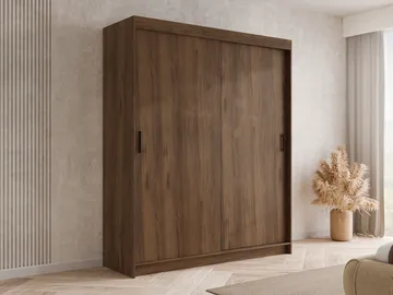 Piedras garderobe 180x215 cm - Brun - Oppbevaring - Klesoppbevaring - Garderober & garderobesystem - Garderobeskap & klesskap